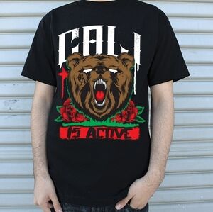 California Republic Bear Is Active  Alstyle tee